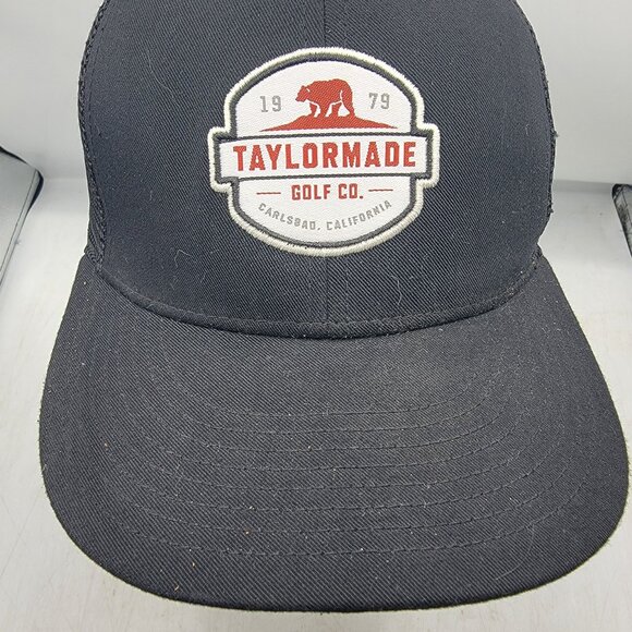 TaylorMade Golf Co Carlsbad California Red Bear Snapback Trucker Hat Cap - Picture 5 of 9